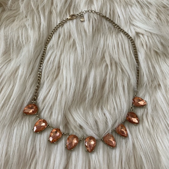J. Crew pear crystal necklace - Picture 1 of 1